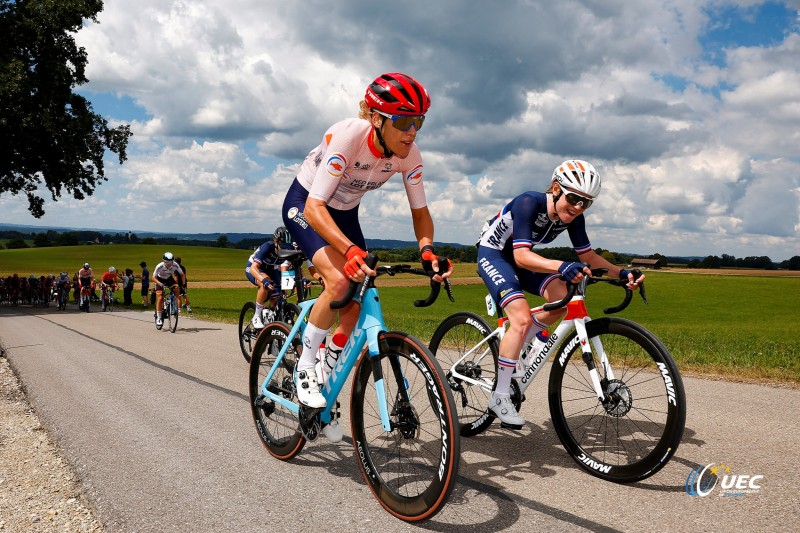 European Championships Munich 2022 - 2022 UEC Road Elite European Championships - Women's Road Race - 21/08/2022 - Ellen Van Dijk (NED) - photo Luca Bettini/UEC/SprintCyclingAgency?2022
